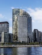 Building Docklands Melbourne cityscape