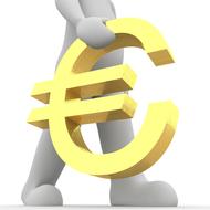 euro characters 3d symbol europe