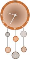 watch with pendants on a white background
