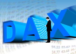 dax shares price development clipart