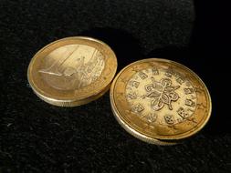 one Euro Coins from 2002