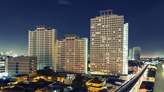 urban Building Architecture at Downtown