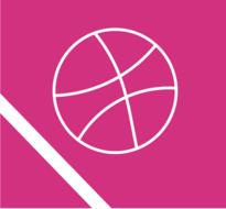 ball on pink picture as logo