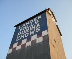 Tall Wyoming Grain Elevator