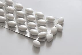 Tablets Medication white