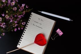 Love Lollipop and Flowers and letter