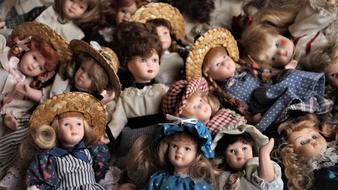 antique ceramic dolls