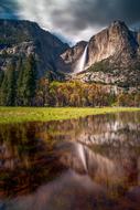 Landscape of Water and mountain