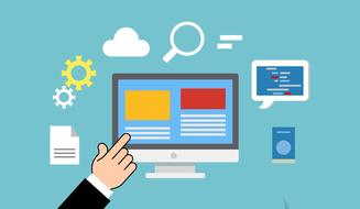 web domain service drawing