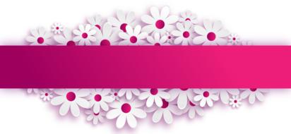 clipart of signboard of flowers