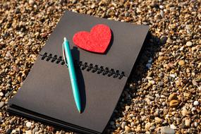 Celebration Heart and pen