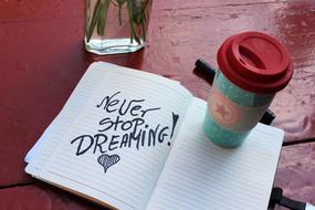 never stop dreaming, Motivatior