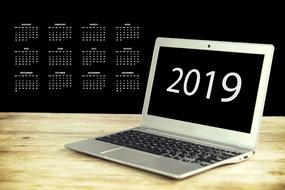 calendar for 2019 year