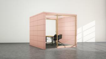 pink office meeting point