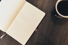 Notebook Paper open