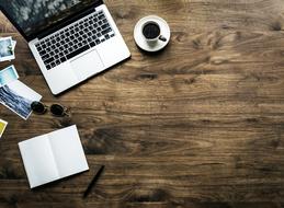 Aerial Background home desk