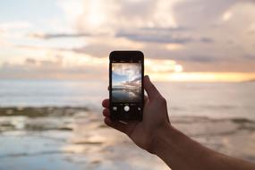 Phone Cell sunset