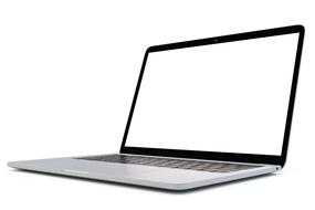 Laptop Computer with Blank display