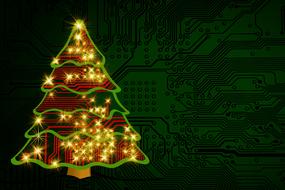 christmas fir tree technology