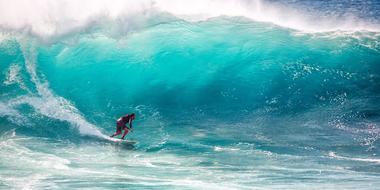 Surfing Big Waves