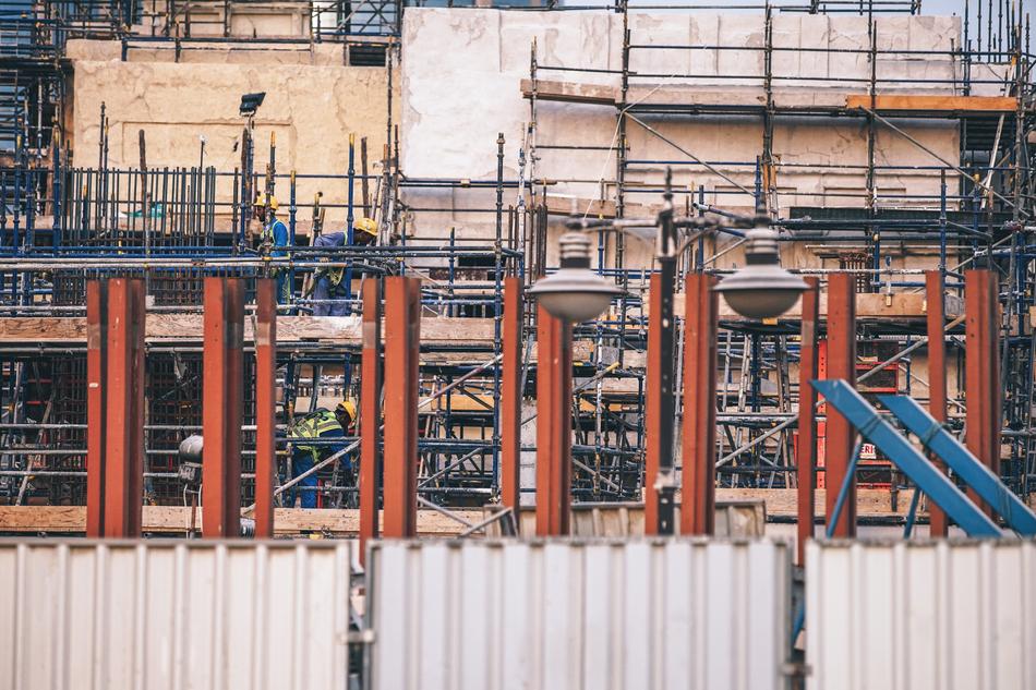 cityscape of Building Construction site