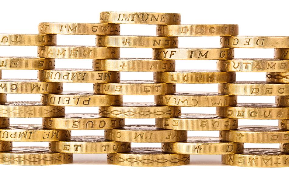 pyramid of financial savings