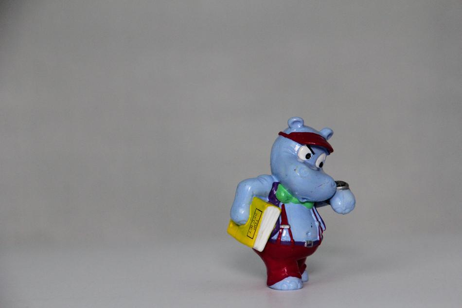 Business Career happy hippo ceramic