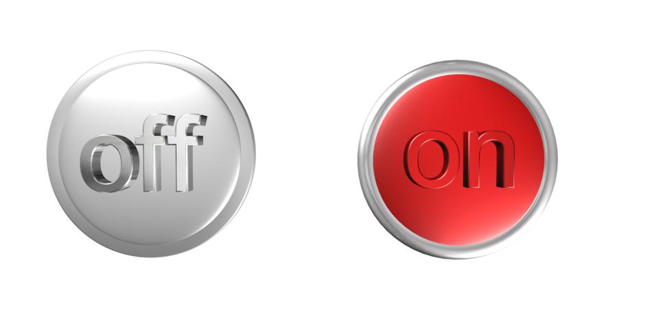 logo off and on drawing