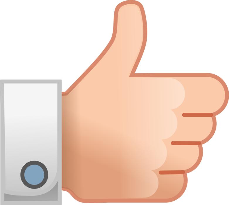 hand and finger, like symbol
