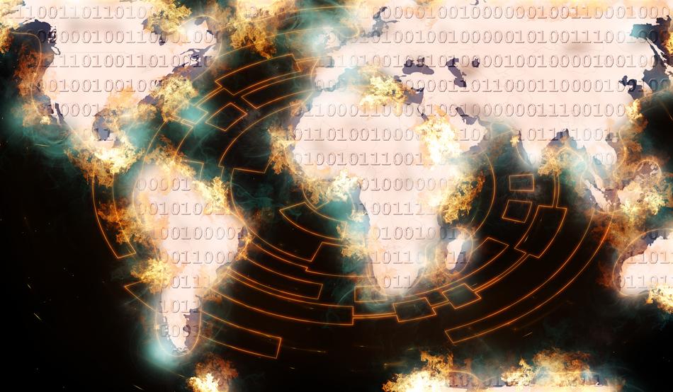 globalization network as background