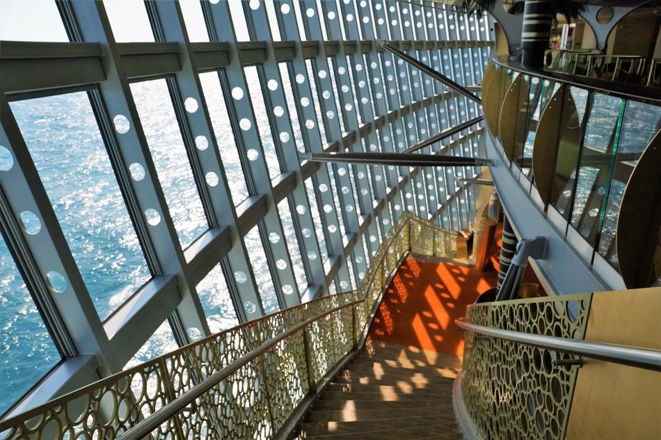 Modern Glass Architecture in ship