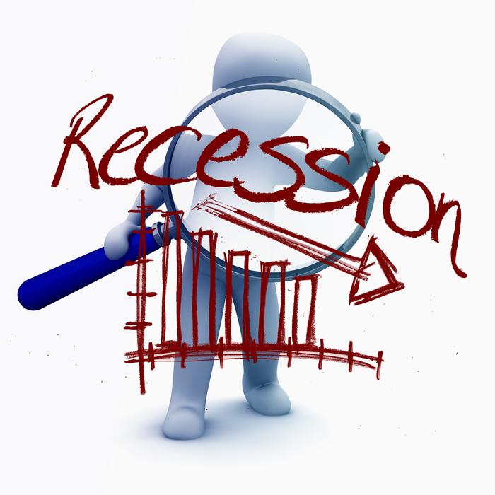 clipart of Recession Economy 3D Man