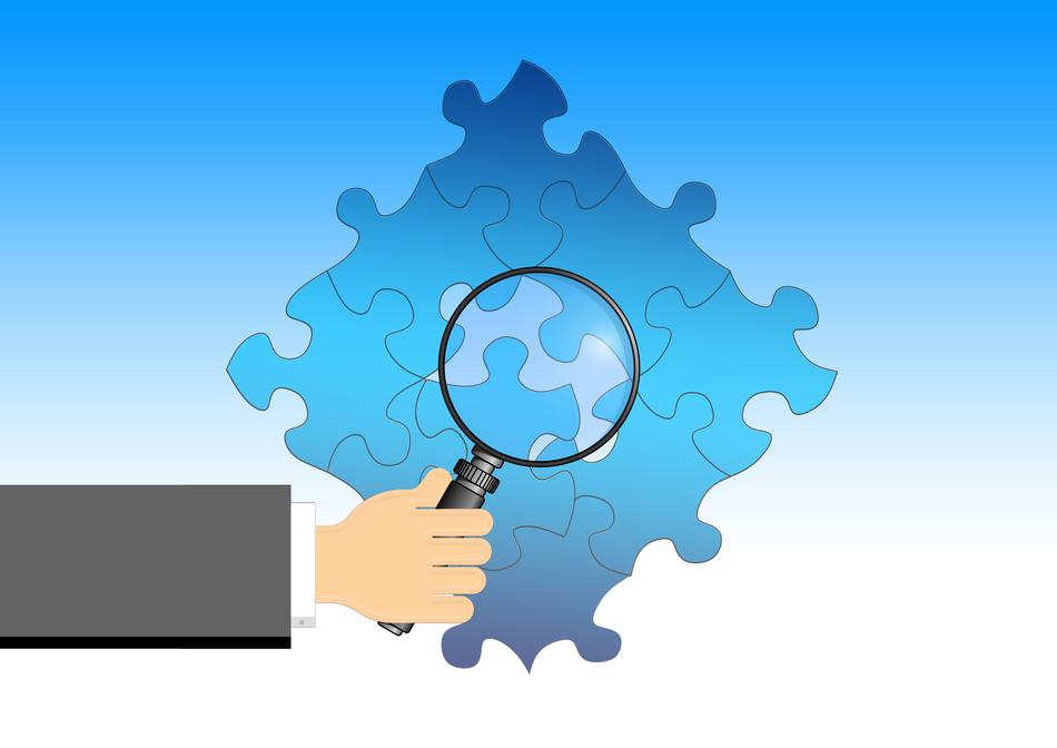 clipart of viewing of puzzle