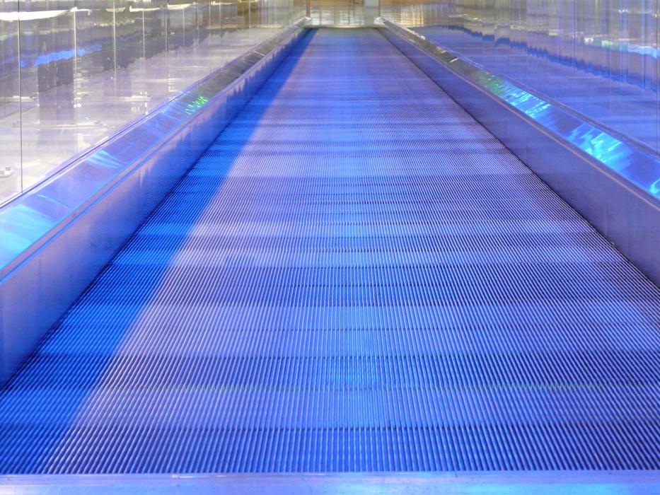 escalator at the airport