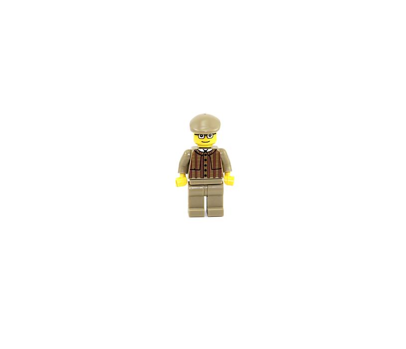 Nerd on White Background