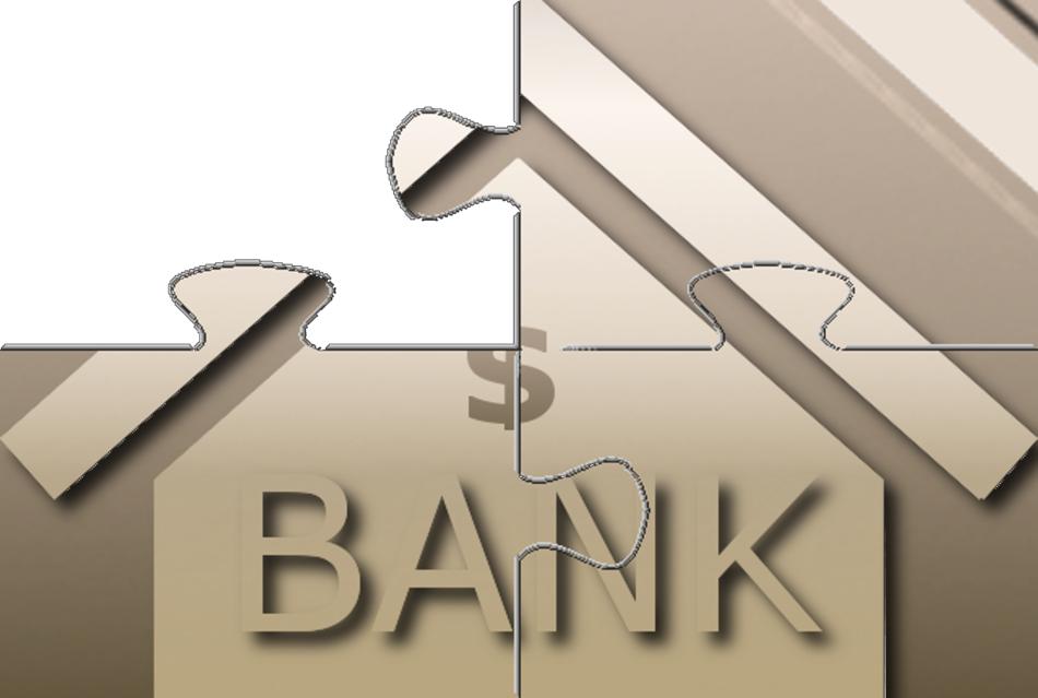 bank, puzzle without piece