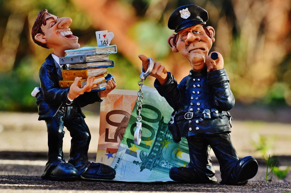 payment of taxes as a conceptual 3D model