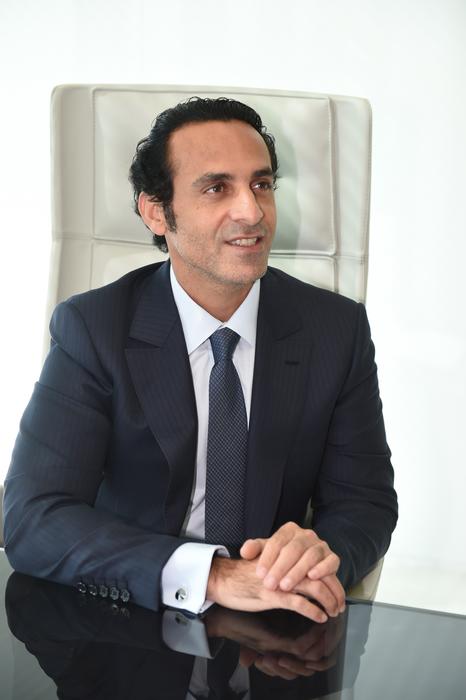 businessman at the table in the office