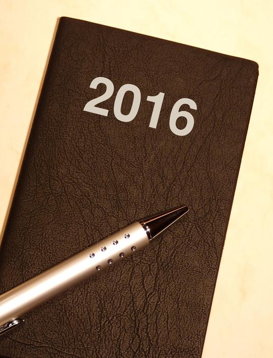 notepad for 2016 year