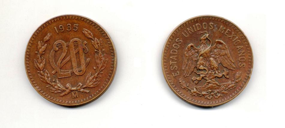 Centavos Mexico Money coins
