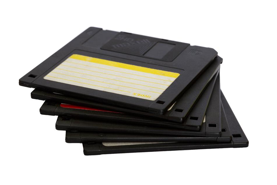 Black Business Computer disk