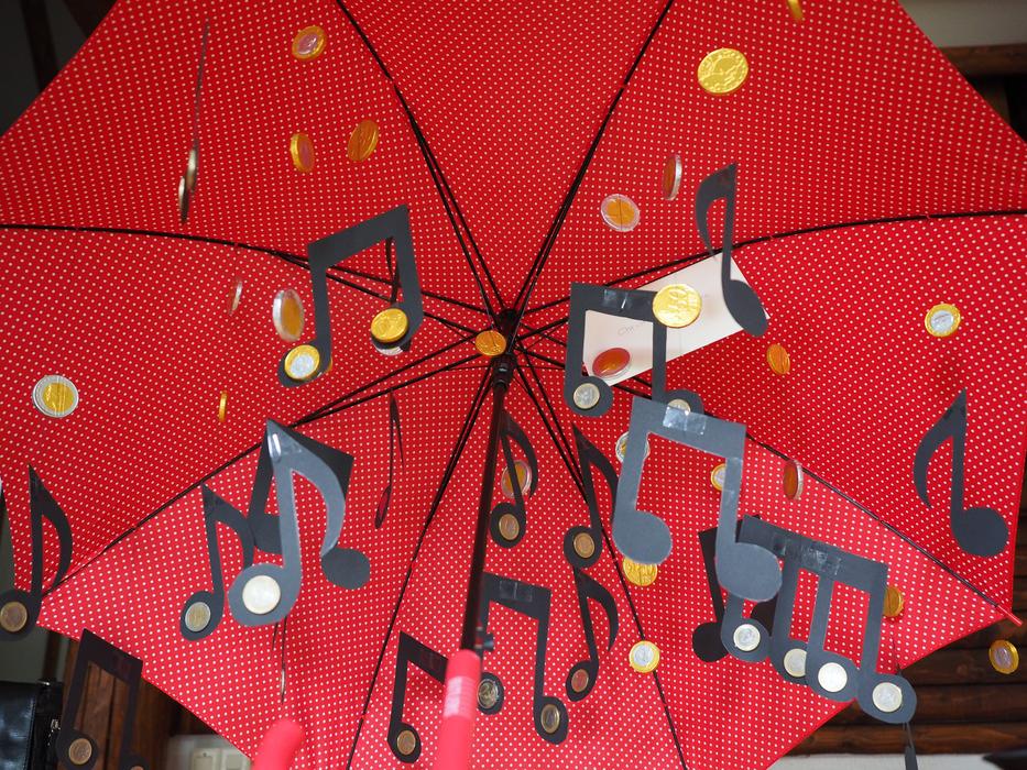 money under the umbrella as a music