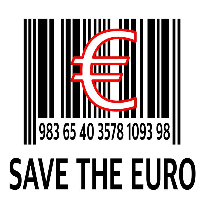 save the euro on the picture