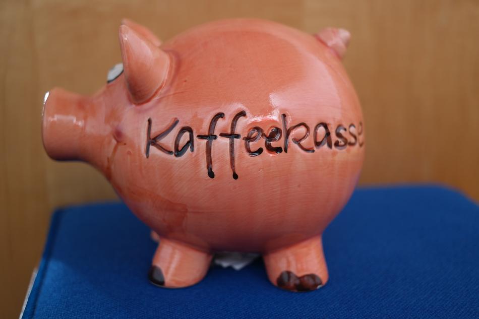 Piggy Bank Coffee Checkout