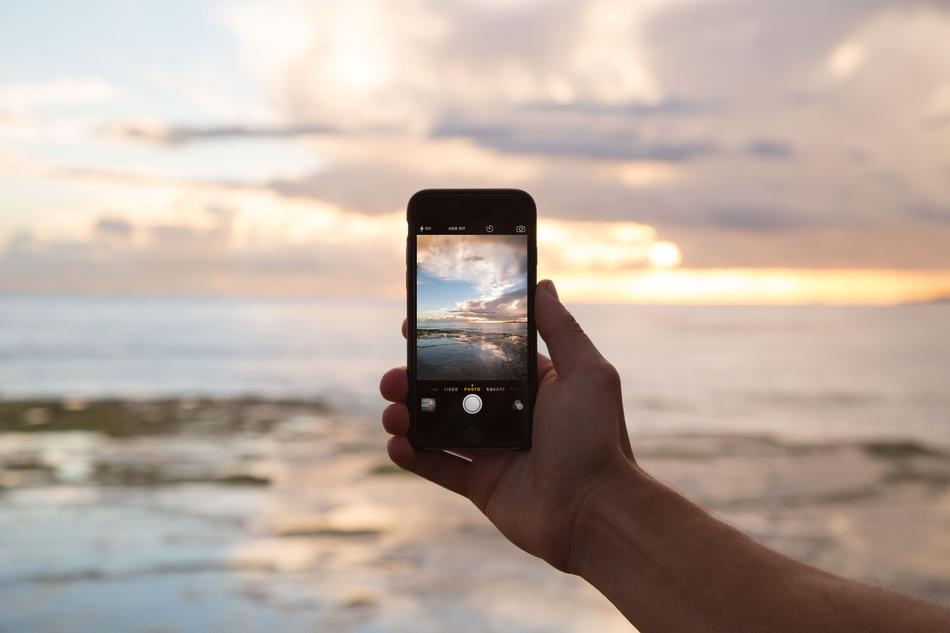Phone Cell sunset