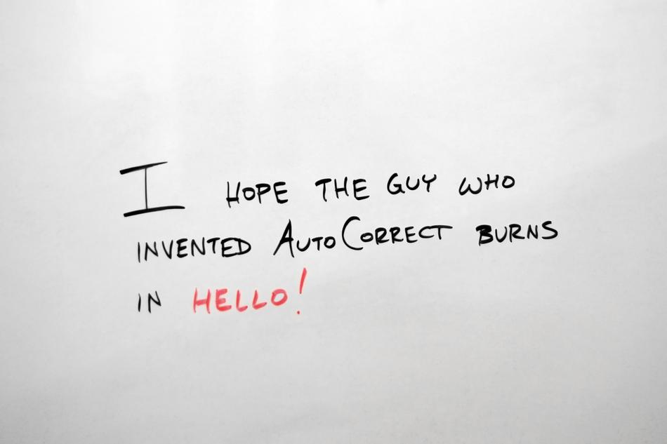 text on the Board in black and red