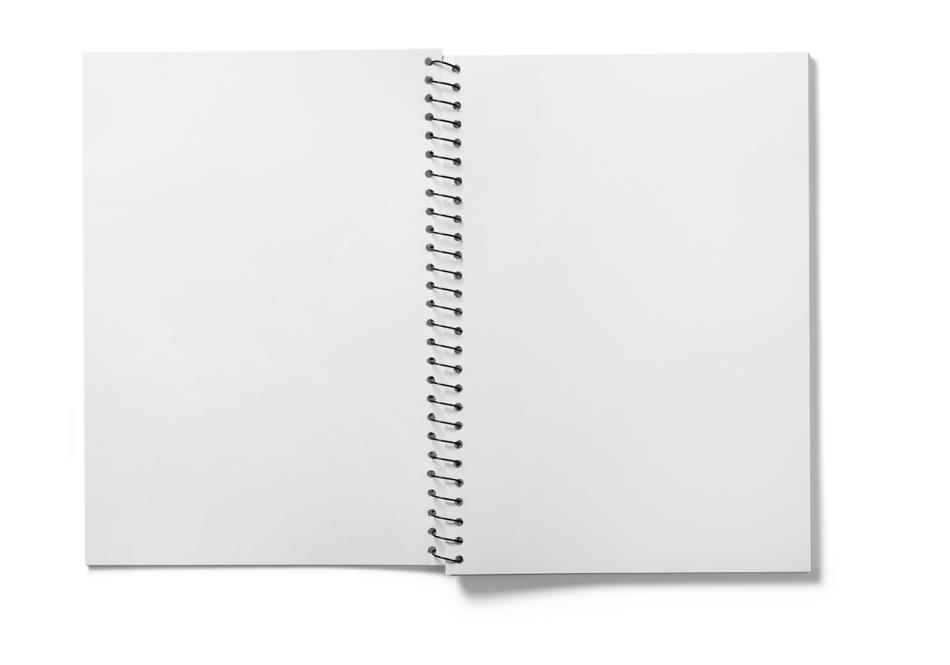 Notebook Open white