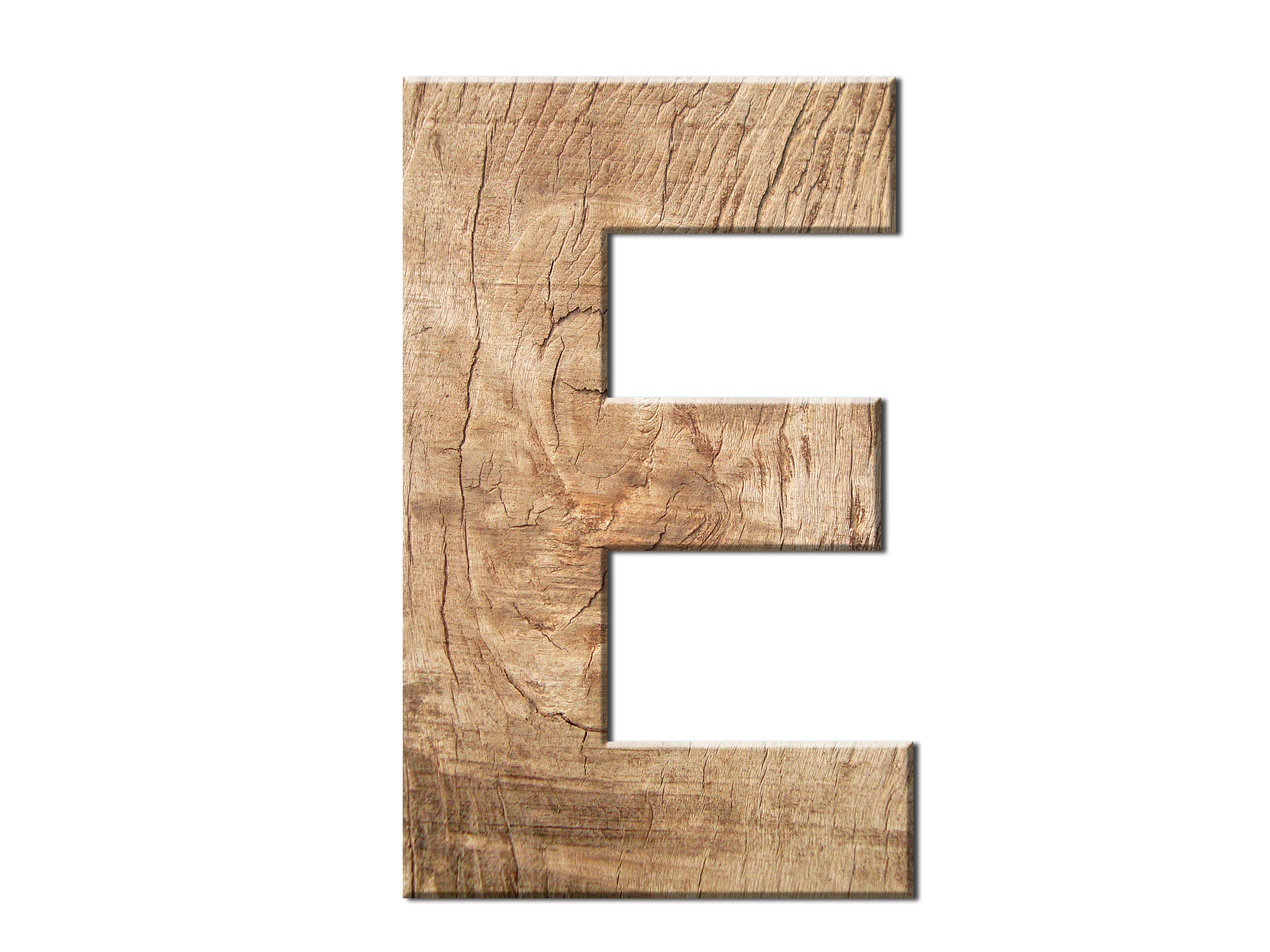 Letters e wood free image