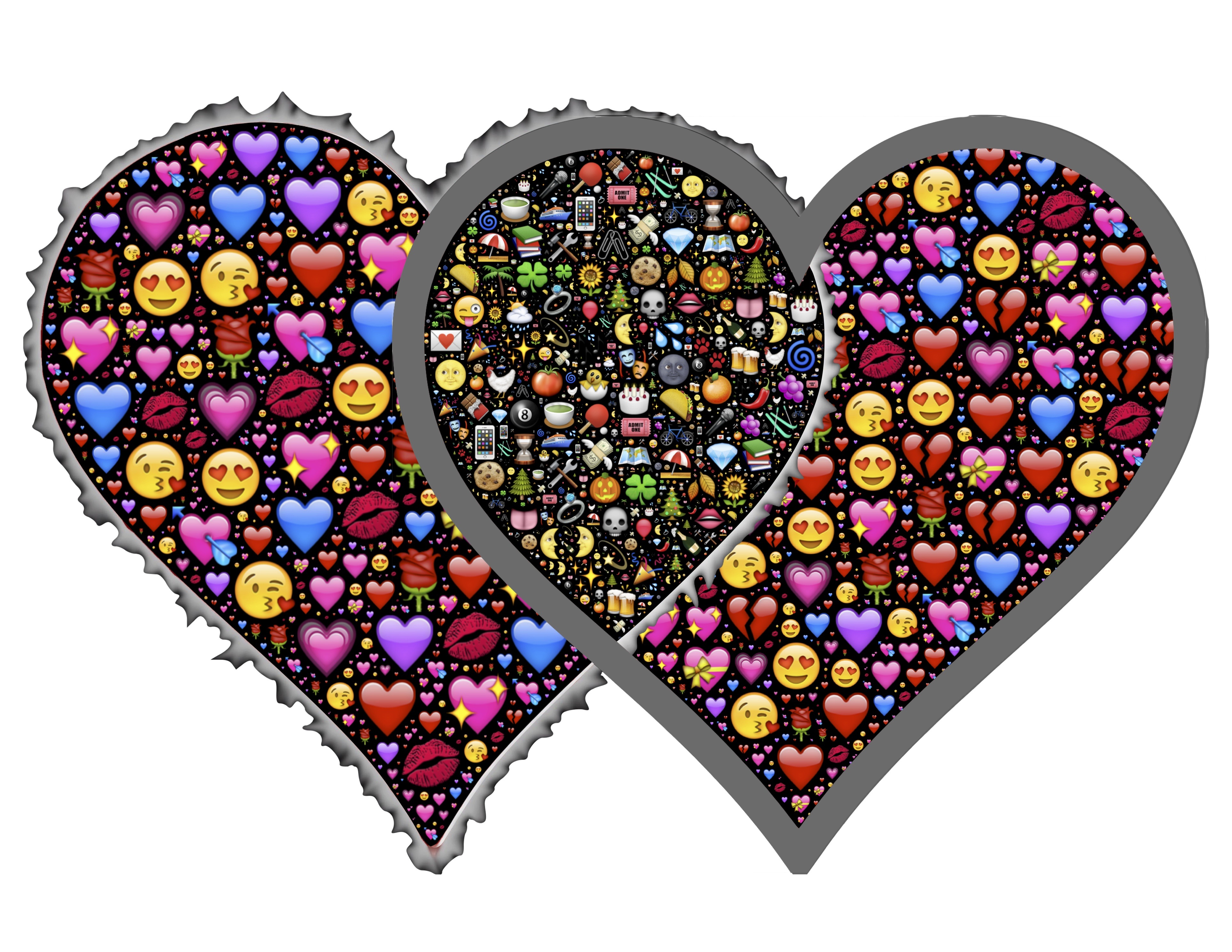 United mutual relationship hearts clipart free image download