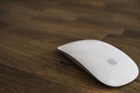 white wireless Mouse, Computer accessory